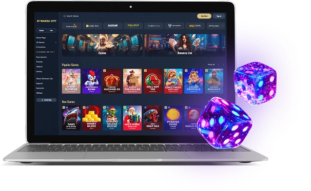 Bonanza City Casino Canada Desktop